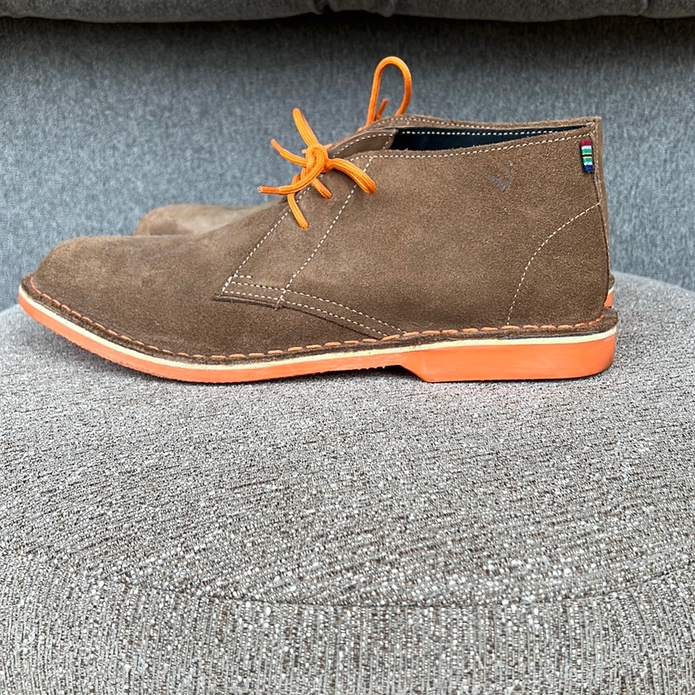Veldskoen Heritage Bloem Orange Sole Men’s Sz 13 brown suede orange sole…